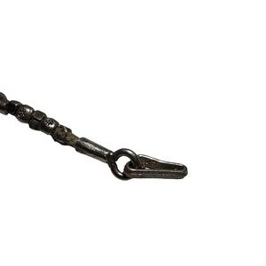 Sterling 925 Silver Fish & Bubbles Beaded Charm Bracelet 7.5” Length 13 g